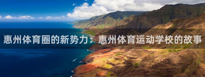 杏运娱乐登录：惠州体育圈的新势力：惠州体育运动学校的故事